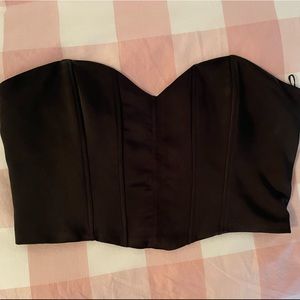 Black zara corset